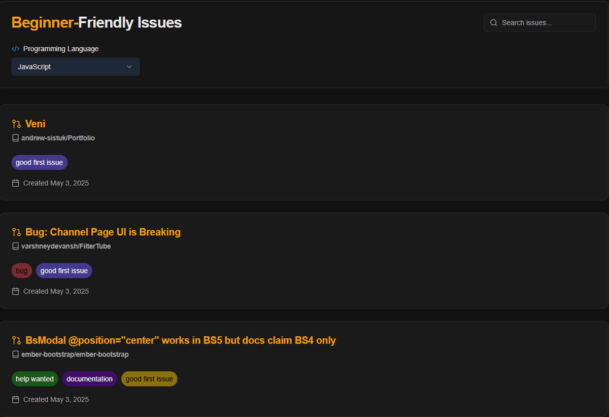 Beginner repository interface